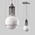 Gold Pendant Lamp LOT 3D model small image 5
