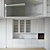 Modern Glass Kitchenette 3D model small image 5