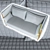 ColorForm Sofa: Stylish 2-Seat Design 3D model small image 5