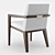 Sleek Terrah Armchair by Hellman-Chang 3D model small image 3