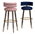 Betsy Retro Bar Chair 3D model small image 2