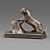 Bronze Roaring Tiger Sculpture 3D model small image 10