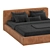 Jupiter Slim Bed: Comfy Camel Elegance 3D model small image 8