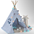 Children's Adventure Teepee 3D model small image 1