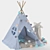 Children's Adventure Teepee 3D model small image 6