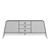 Bold Copper Retro Sideboard 3D model small image 3