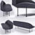Modern Nordic Style: Muuto Oslo Sofa 3D model small image 4
