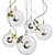 Modern Pendant Light Set with Exclusive Design 3D model small image 3