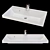 Andrea Classic Sink: Versatile Sizes & Elegant Design 3D model small image 1