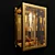 Eichholtz Odeon Wall Lamp: Gold Finish 3D model small image 1