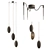 Elegance in Suspension: Oona 03 Pendant 3D model small image 5