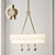 Sleek Spate Pendant: Designer Lighting 3D model small image 1