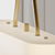 Sleek Spate Pendant: Designer Lighting 3D model small image 4