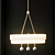 Sleek Spate Pendant: Designer Lighting 3D model small image 5