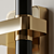Sleek Double Farol Wall Light 3D model small image 3