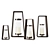 Modern Vintage Morency Lantern 3D model small image 2
