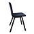 Palm Green Upholstered Dining Chair 3D model small image 4