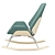 Fulton Rocking Armchair: Sleek and Stylish Comfort 3D model small image 7