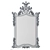 French Provencal Heart Top White Mirror 3D model small image 4