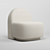 Modern Arp Accent Chair 3D model small image 1