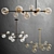 Elegant Metallic Pendant Light 3D model small image 3