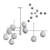 GERDY CH 9: Futuristic Sphere Chandelier 3D model small image 5
