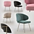 Elegant Kinley Dining Chair 3D model small image 1