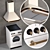 Zanussi Cooker Hood: Elegant Ivory & Bronze 3D model small image 1