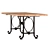 Elegant Poillerat Dining Table 3D model small image 2