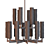 Sleek Delano Chandelier: Elegant 100cm Diameter 3D model small image 2
