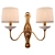 Antique Brass Cooper Wall Sconce 3D model small image 1