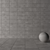 Modern Gray Concrete Wall Tiles 3D model small image 3