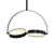 Infinite Circles Pendant 3D model small image 1