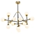 Modern Baton Chandelier: Sleek Elegance 3D model small image 1