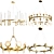 Luxury Chandelier Set-5: Elegant Lighting Collection 3D model small image 1