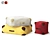 Phileas Luxury Floor Cushions 3D model small image 1