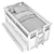 Timeless Storage Captain's Bed 3D model small image 5