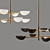 Title: Graphic Two-Tier Chandelier - Stunning Lighting Fixture 3D model small image 2