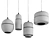 Nordic Glass Pendant Light 3D model small image 2