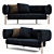 Modern Nook Sofa: Comfortable Elegance 3D model small image 1