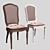 Classic Comfort: Stylish Chair with Textures & Materials 3D model small image 1