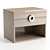 Sleek Soho Bedside Table - FFU020001AAA 3D model small image 3