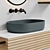 Sleek Oval Washbasin - Modern Elegance 3D model small image 9