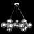 Glamorous Chrome Pendant Lamp 3D model small image 1