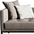 Sleek Maxalto Simpliciter Sofa 3D model small image 2