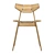 Modern Wooden Facet Chair 3D model small image 4