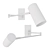 Elegant Vallbo Wall Mount 3D model small image 2