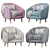 Jonah Armchair: Stylish and Sturdy 3D model small image 1