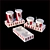 KFC Coffee Cups: Classic Design with Accessories 3D model small image 3