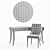 Hugo Desk with Chloe Chair: Sleek and Functional 3D model small image 4